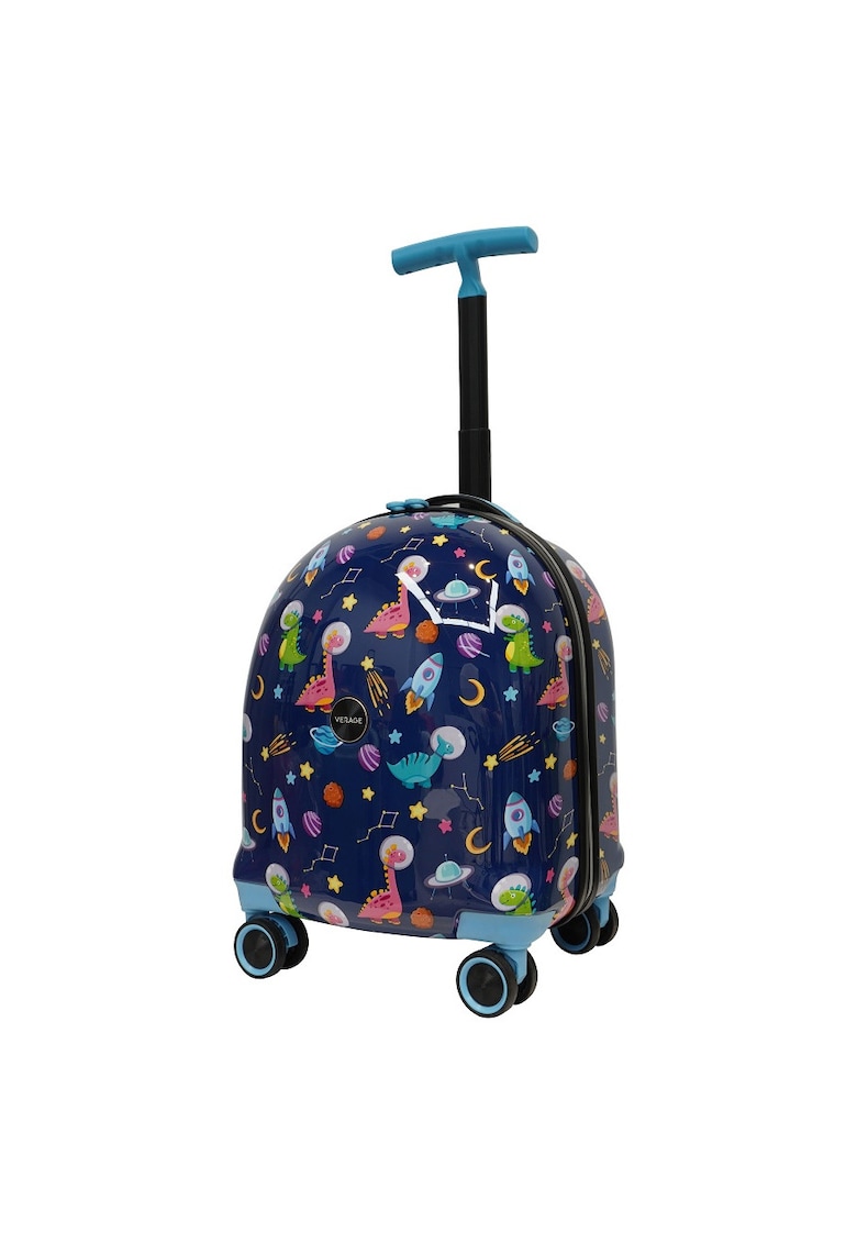 Troler Copii  Dinozaur - Captuseala Antibacteriana - Policarbonat/ABS - 33 cm