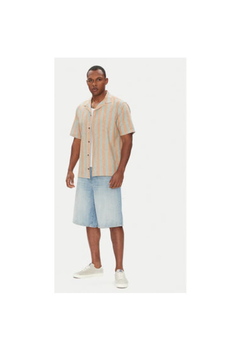 Camasa barbati EQYWT04610 - Bumbac - Bej/Gri