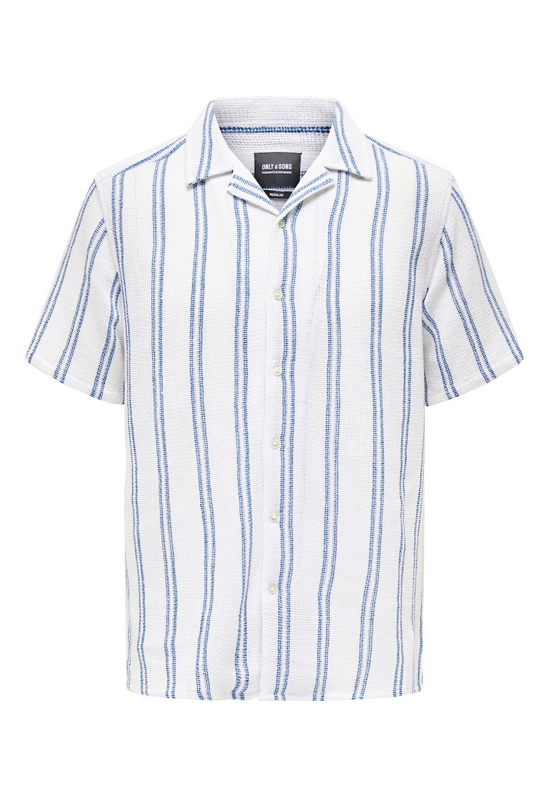 Camasa barbati  Sons - 22025659 - Bumbac/Poliester reciclat - Alb