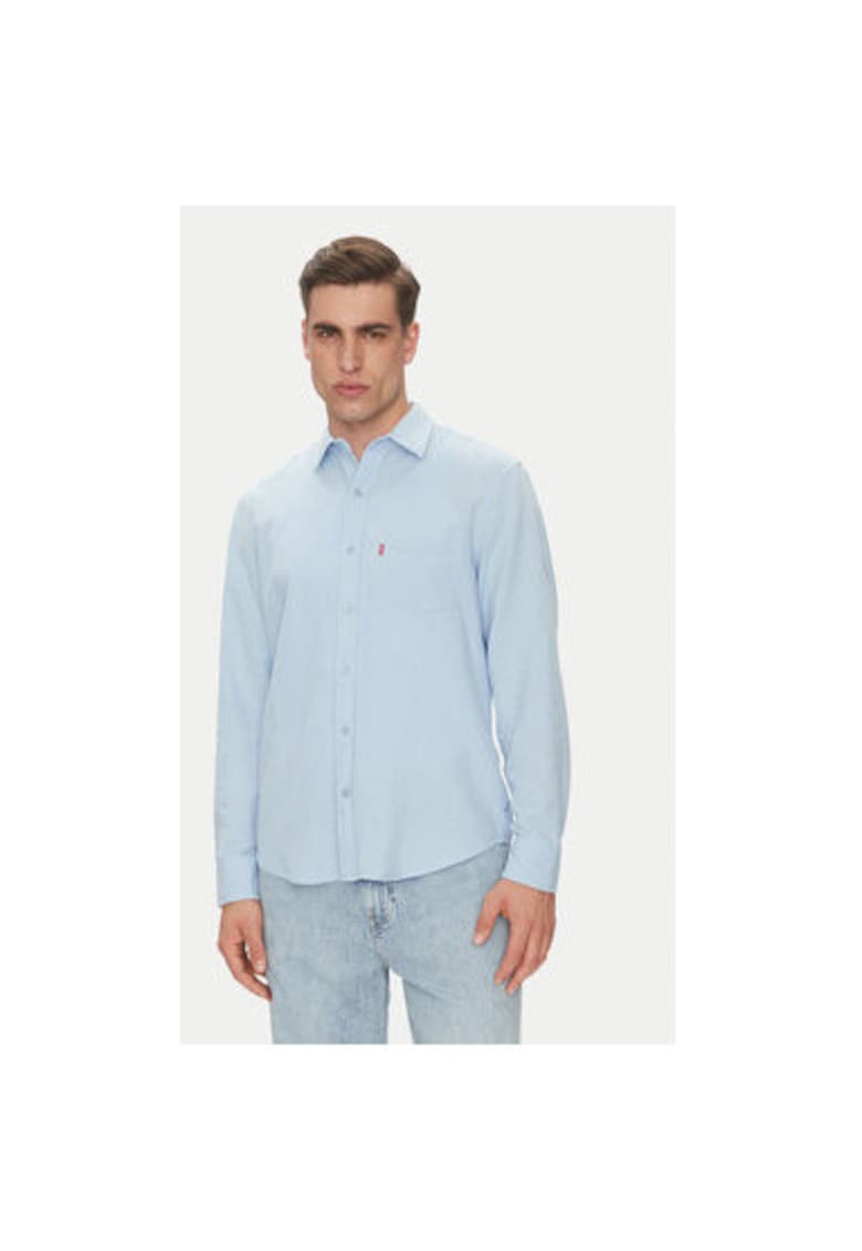 Camasa barbati Levi S - 85746-0182 - In/Viscoza - Albastru deschis