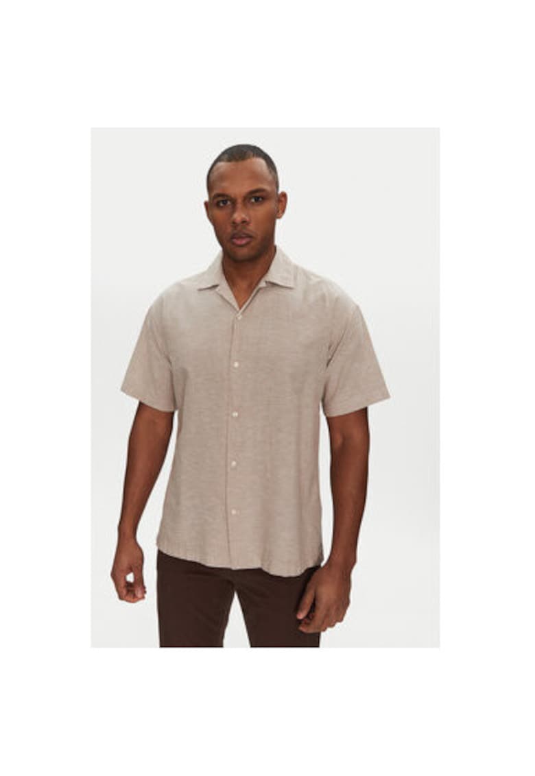 Camasa barbati Jack Jones - 12268967 - Bumbac/In - Bej
