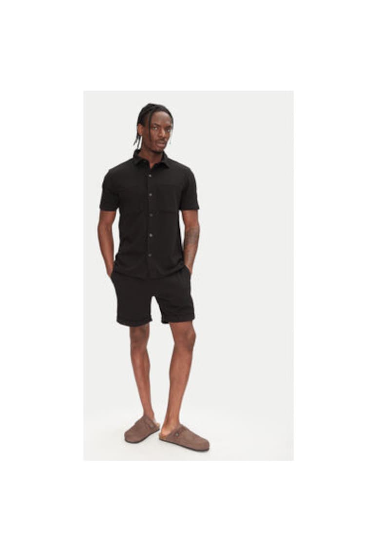 Camasa barbati Sons - 22033721 - Poliester/Viscoza - Negru - Negru