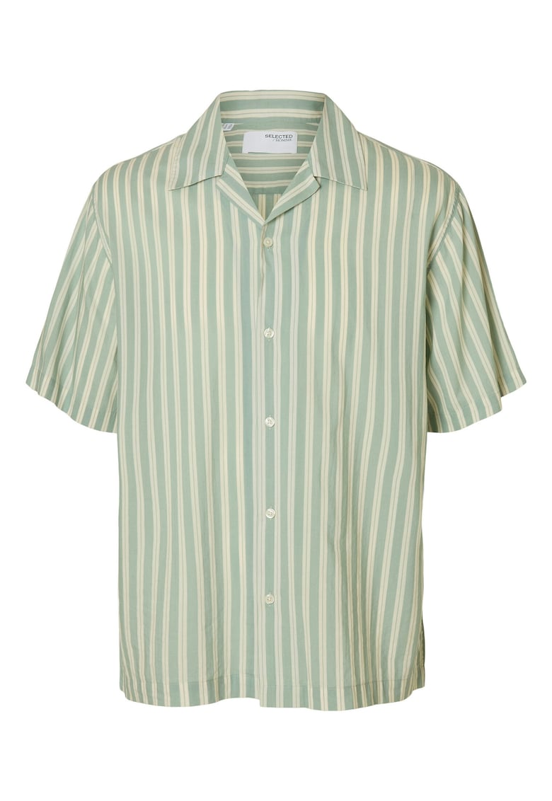 Camasa barbati 16091381 - Bumbac organic/Modal - Verde - Verde