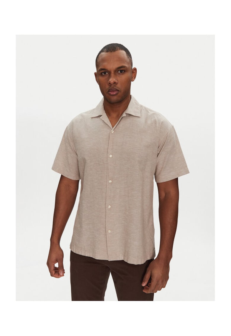 Camasa barbati Jack Jones - 12268967 - Bumbac/In - Bej - Bej