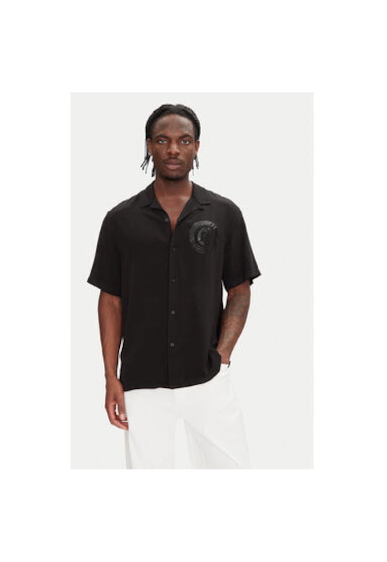 Camasa barbati  78OALY04 CNY10 - Viscoza - Negru