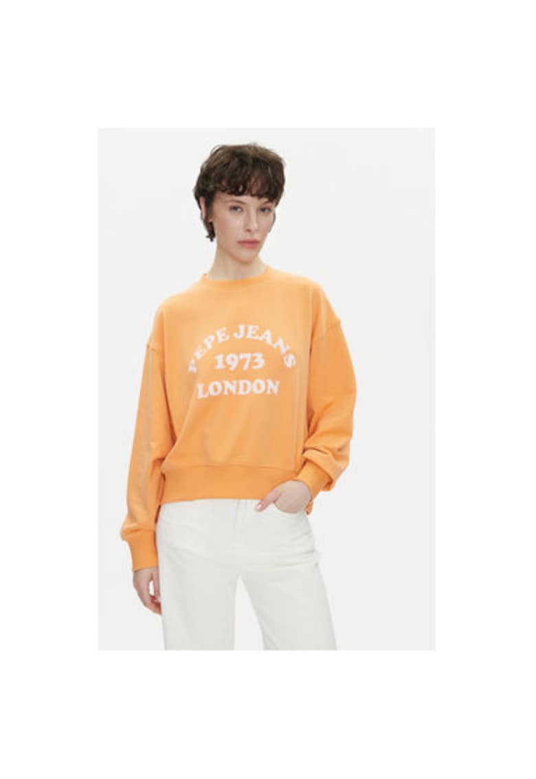 Bluza dama PL581487 - Bumbac/Poliester - Portocaliu