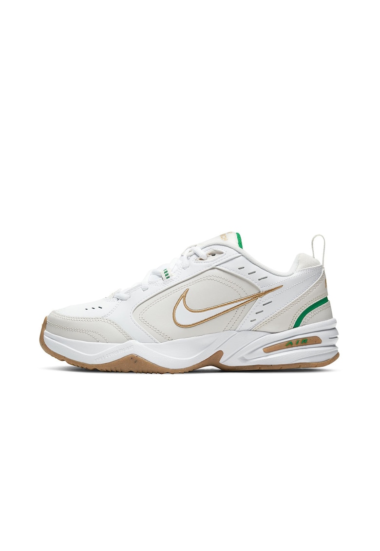 Фитнес обувки Air Monarch IV с кожа и еко кожа - Бял/Светлозелен/Светло бежово
