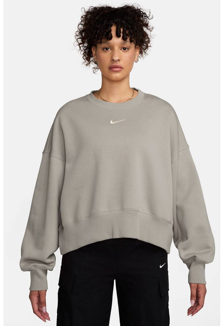 Bluza de trening lejera cu maneci cazute Phoenix - Grej