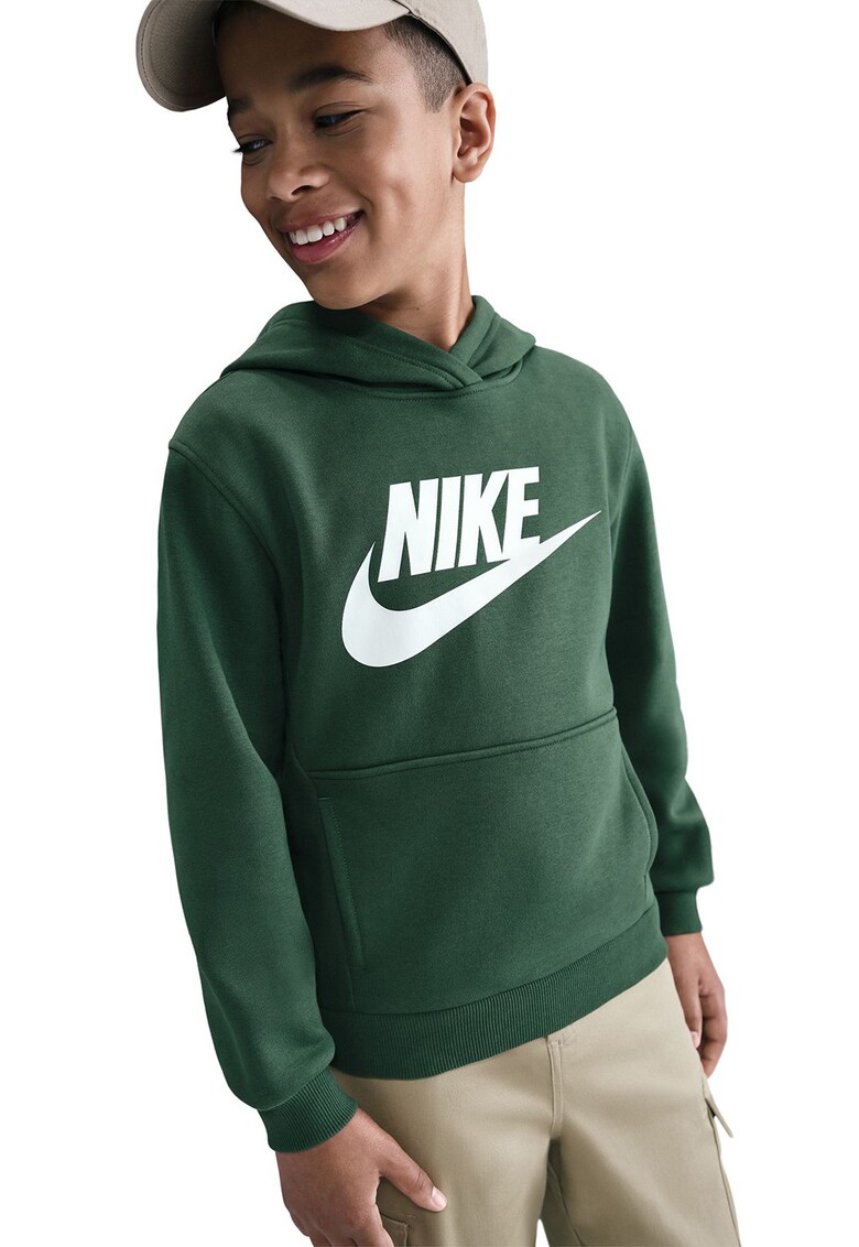 Hanorac cu imprimeu logo cauciucat Club - Alb/Verde