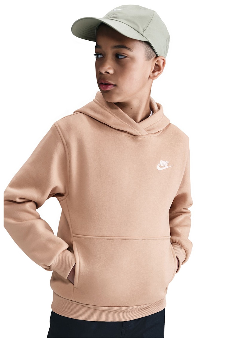 Hanorac cu buzunar kangaroo - Bej