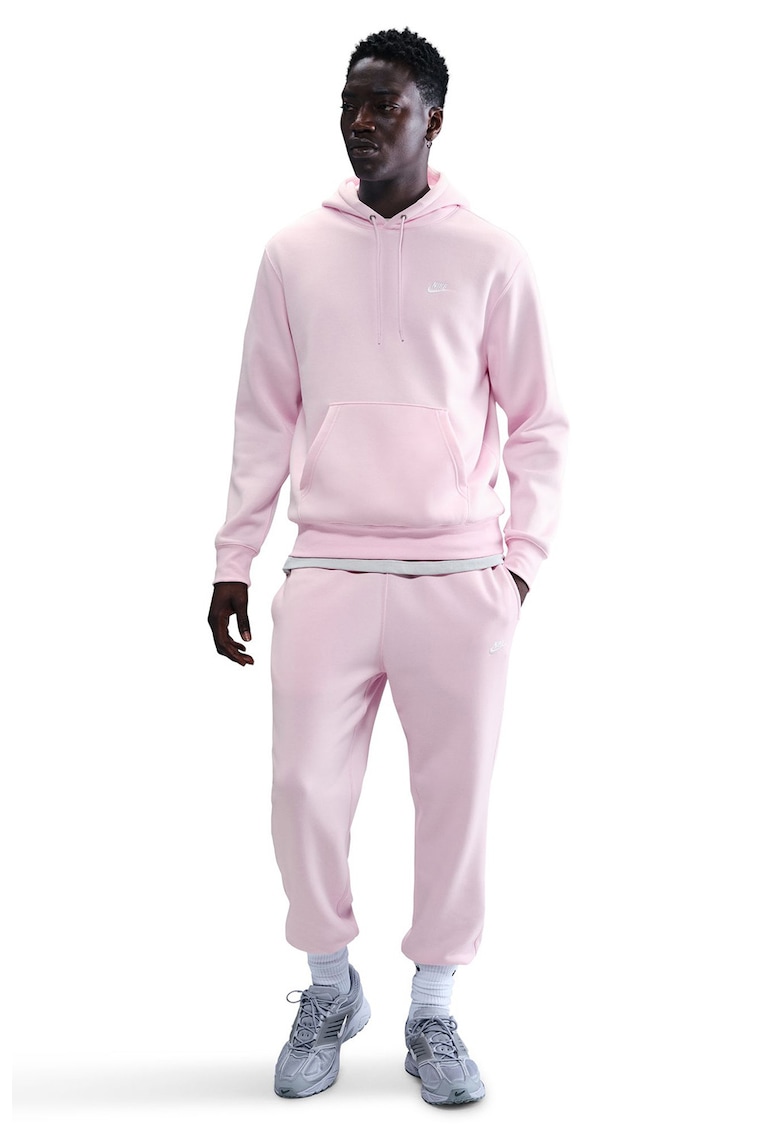 Pantaloni de trening cu logo si snur de ajustare