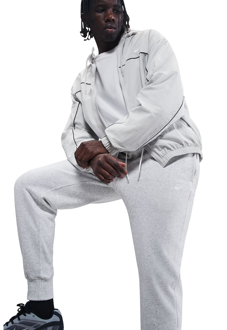 Pantaloni de trening din amestec de bumbac cu logo