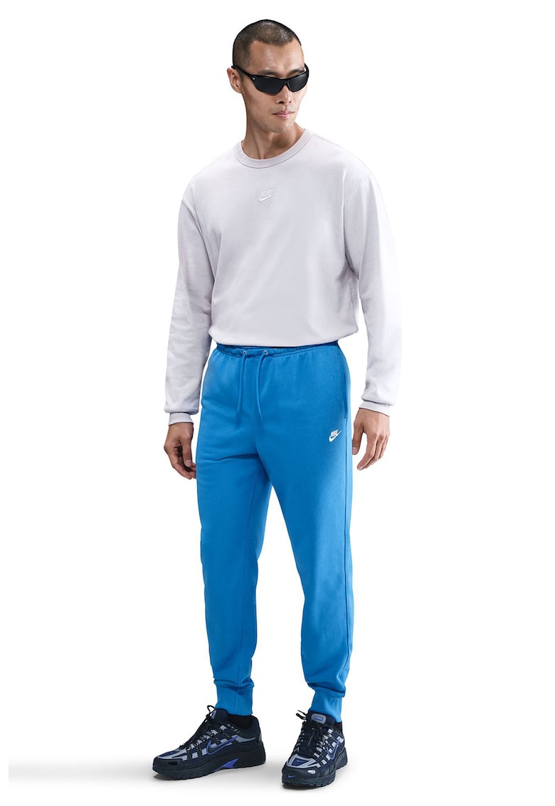 Pantaloni de trening din amestec de bumbac cu logo