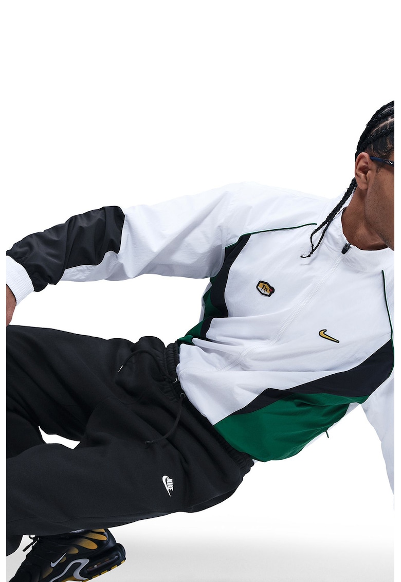 Pantaloni de trening cu buzunare laterale - snur - model uni