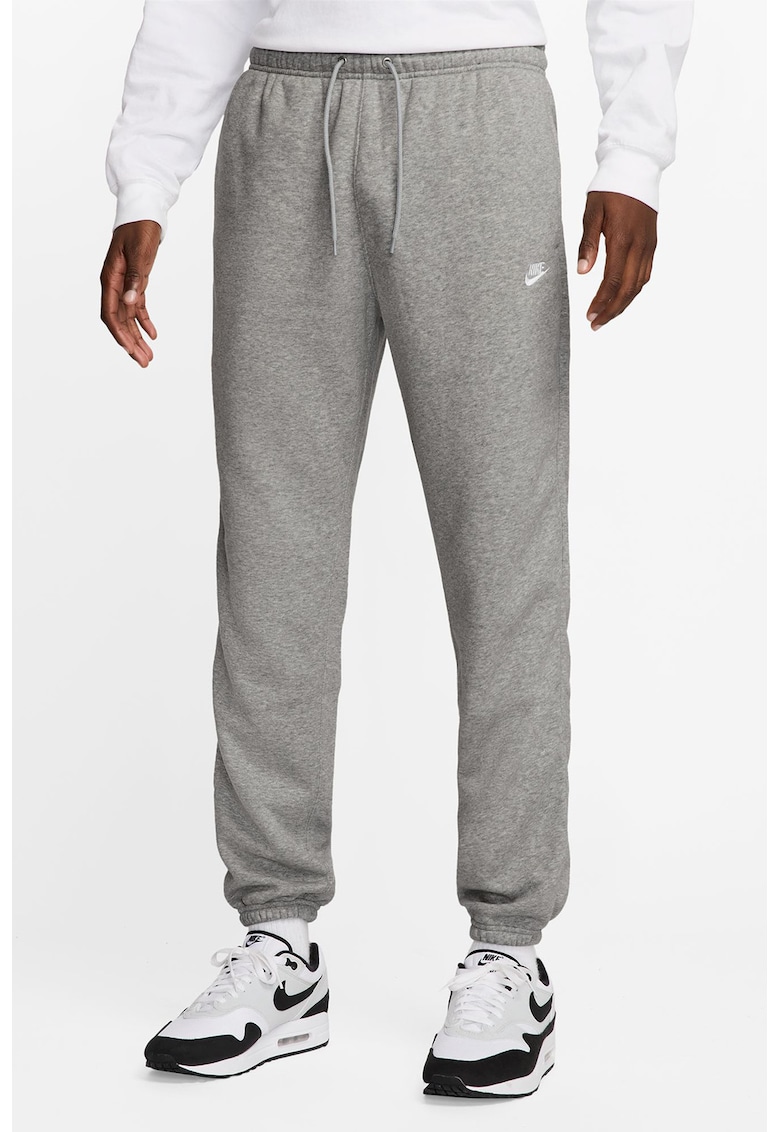 Pantaloni de trening cu buzunare laterale - snur - model uni