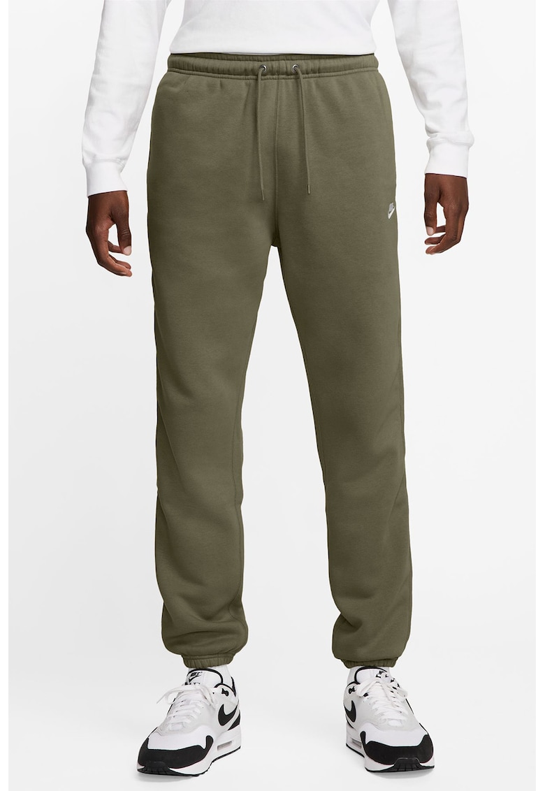 Pantaloni de trening cu buzunare laterale - snur - model uni