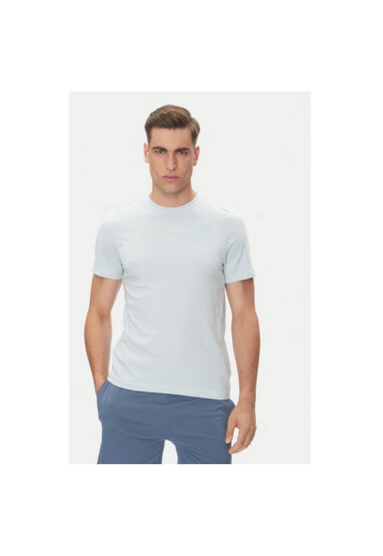 Tricou barbati 304J150 - Bumbac - Albastru deschis - Albastru deschis