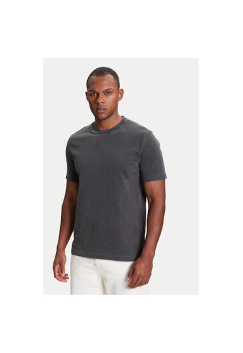 Tricou barbati  36JGU105U - Bumbac - XS INTL - Gri