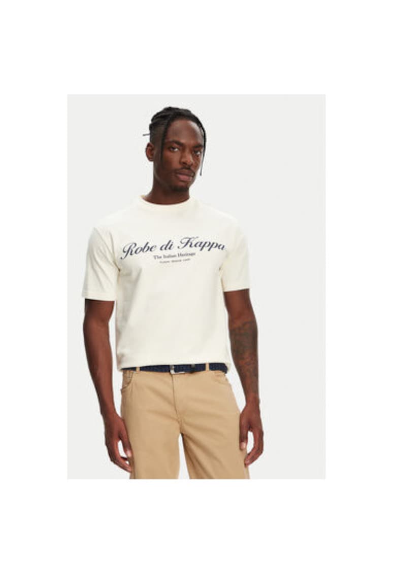 Tricou barbati 61151CW - Bumbac - Ecru - Ecru