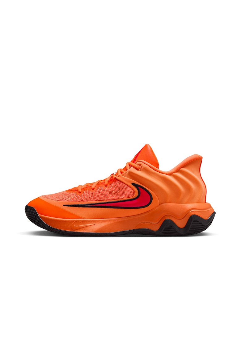 Pantofi Giannis Immortality 4 cu logo contrastant - pentru baschet - Rosu/Portocaliu mandarina