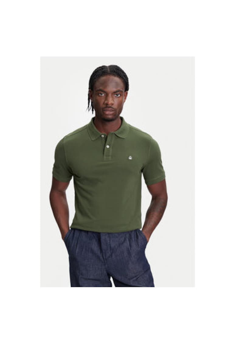 Tricou polo barbati  3089J3179 - Bumbac organic - Verde