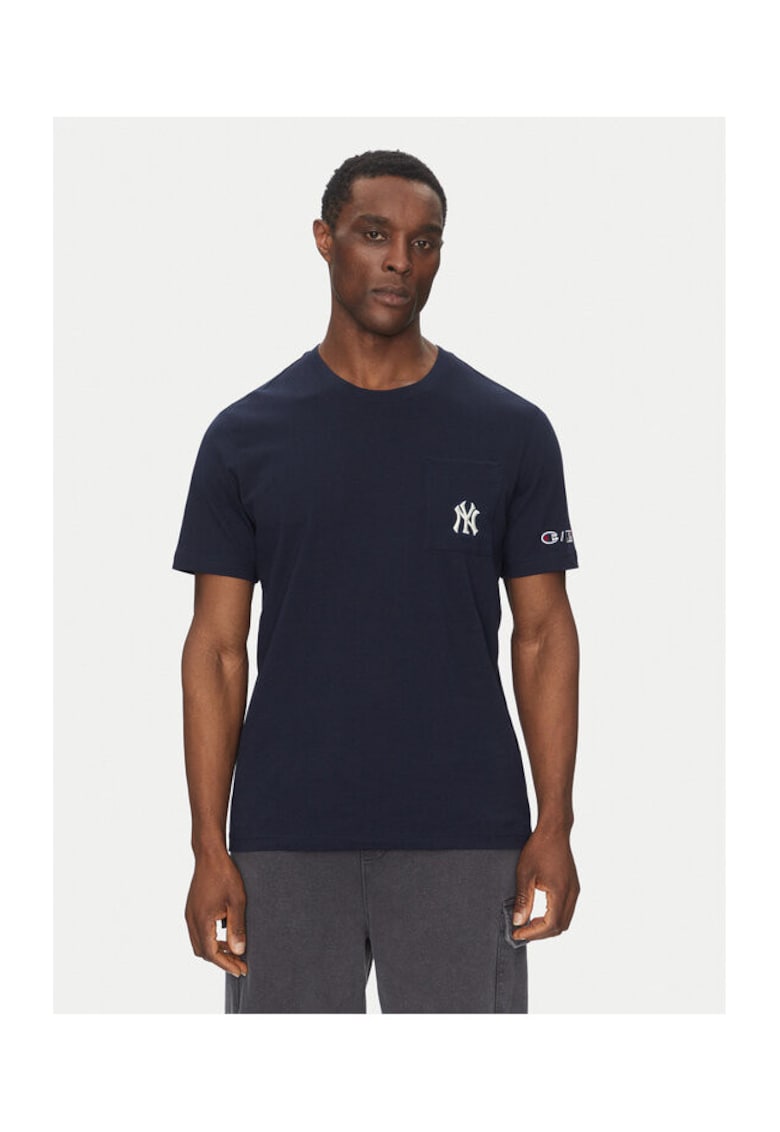 Tricou barbati 221038 - Bumbac - Bleumarin