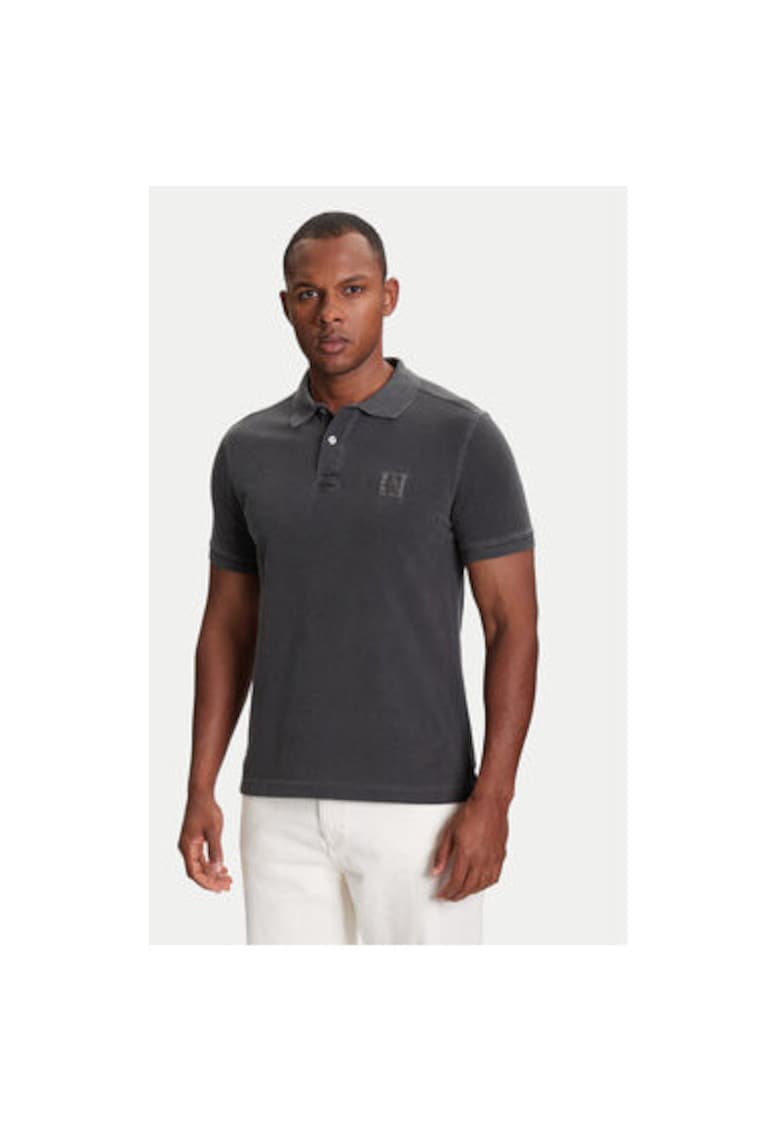 Tricou polo barbati  3089U302D - Bumbac organic - Gri