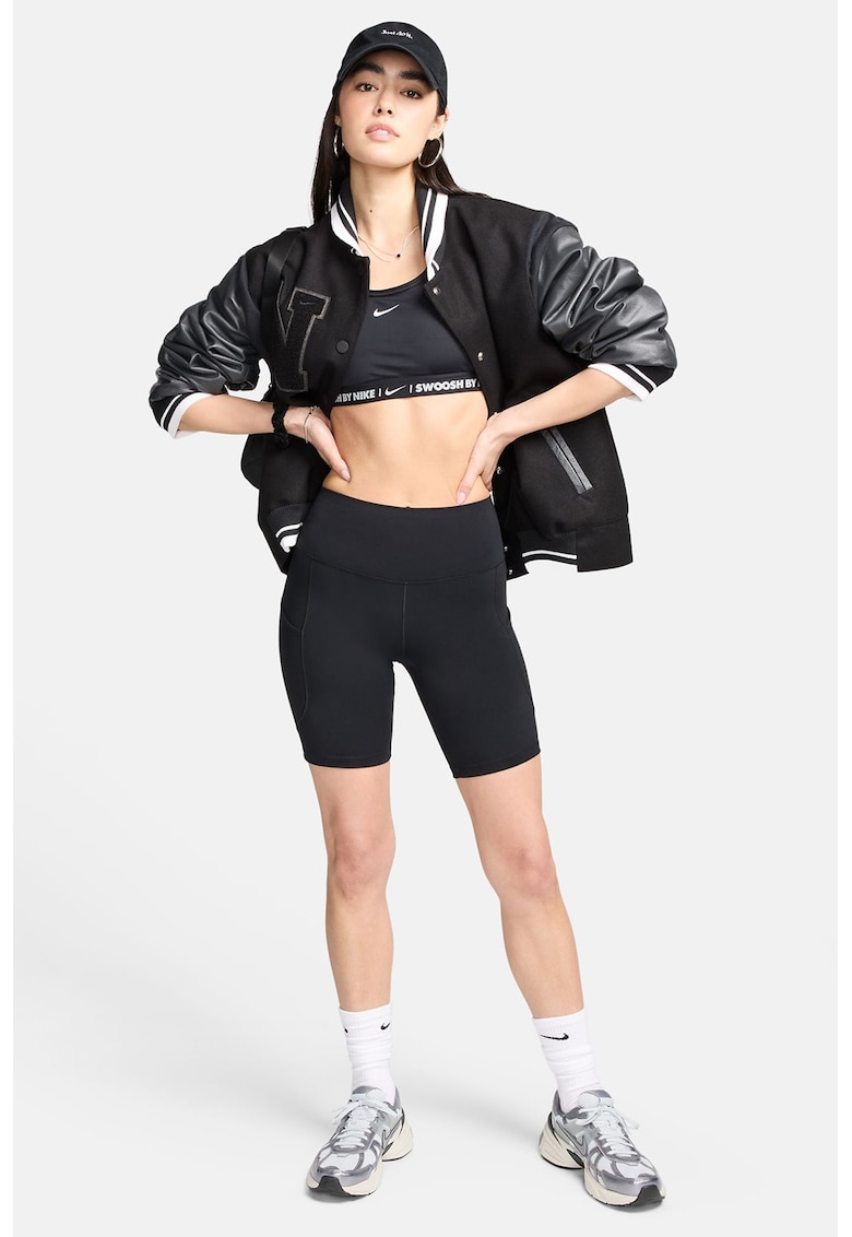 Colanti scurti pentru fitness - Negru