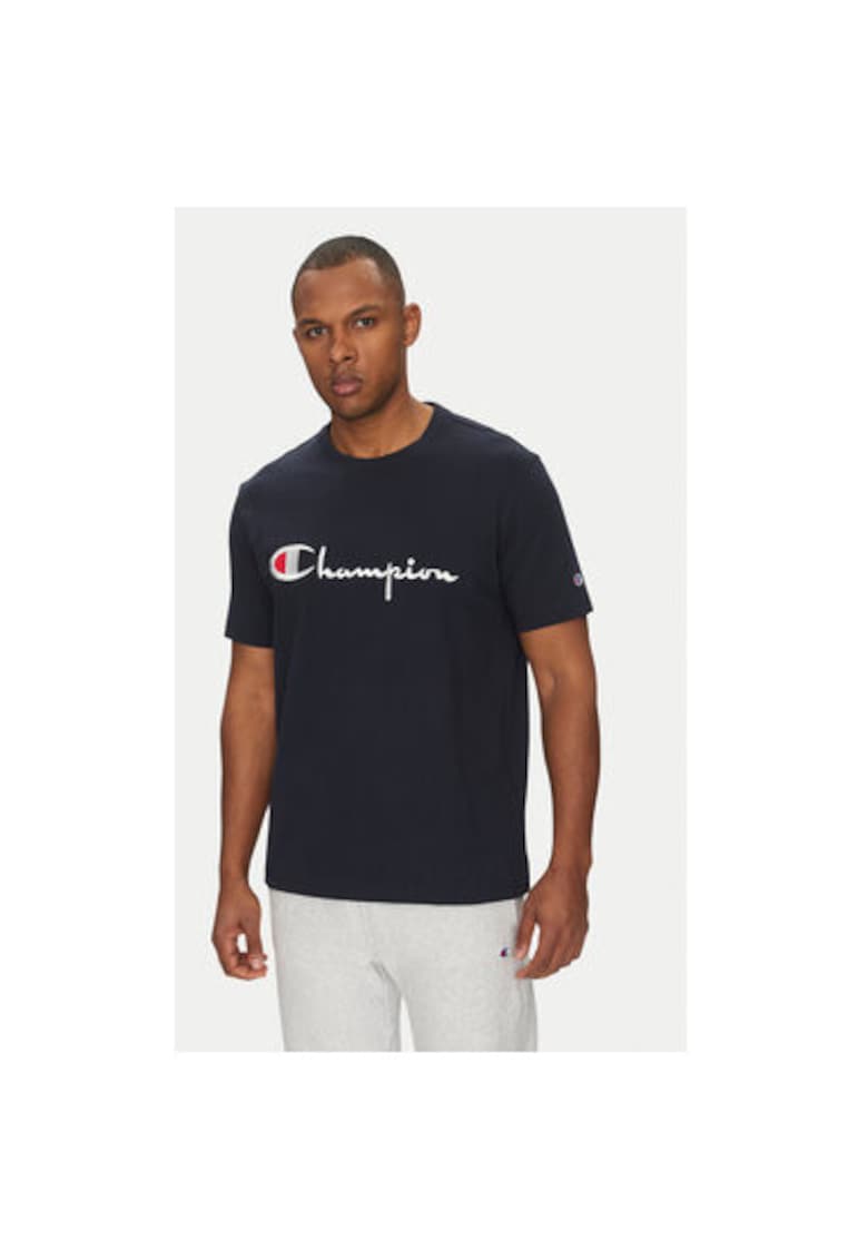 Tricou barbati 221621 - Bumbac - Bleumarin - Bleumarin