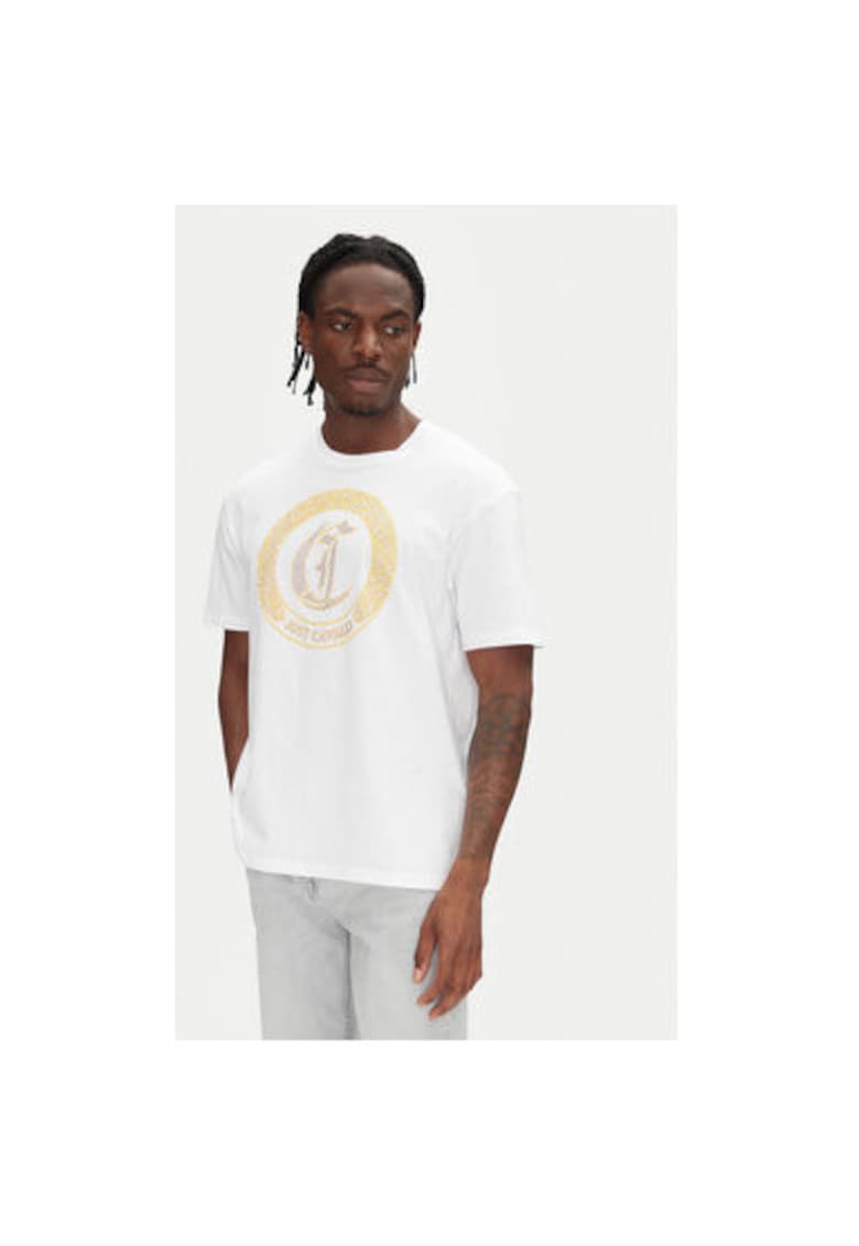 Tricou barbati 78OAHE22 CJ110 - Bumbac - Alb - Alb
