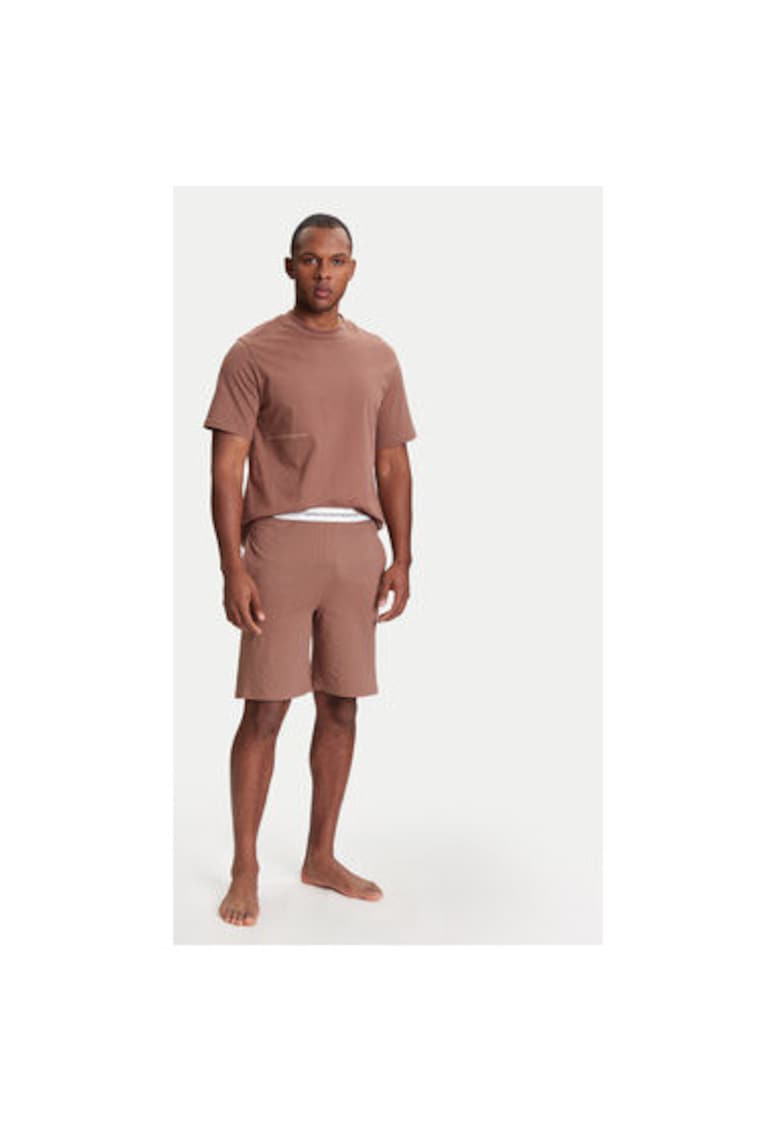 Tricou barbati  30964M01W - Bumbac - Bej