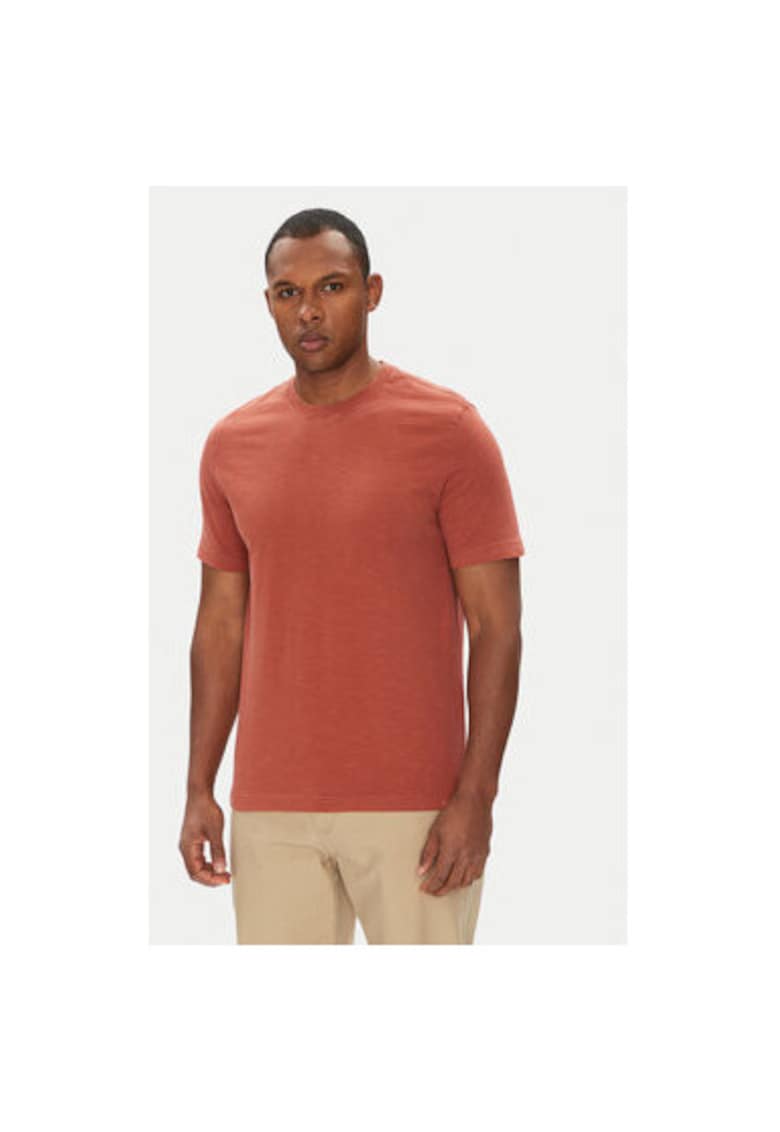 Tricou barbati  36JGU105U - Bumbac - Visiniu