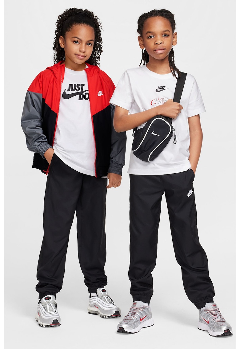 Pantaloni de trening cu logo si model unisex Pantaloni de trening cu logo si model unisex