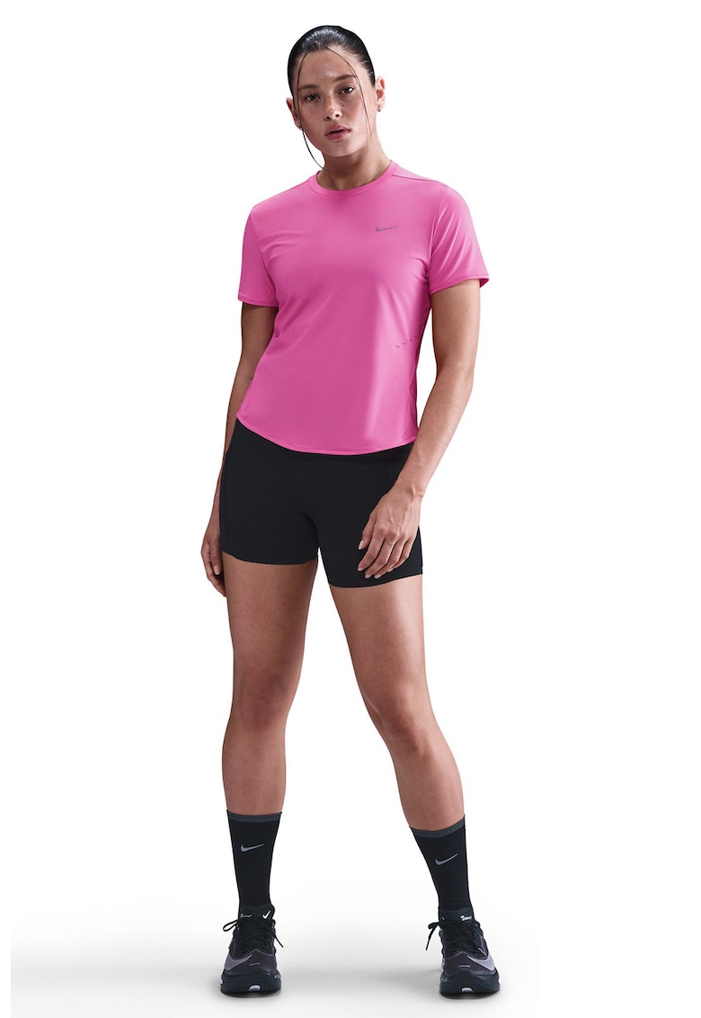 Tricou cu tehnologie Dri-FIT si logo reflectorizant - pentru alergare Swift Tricou cu tehnologie Dri-FIT si logo reflectorizant - pentru alergare Swift