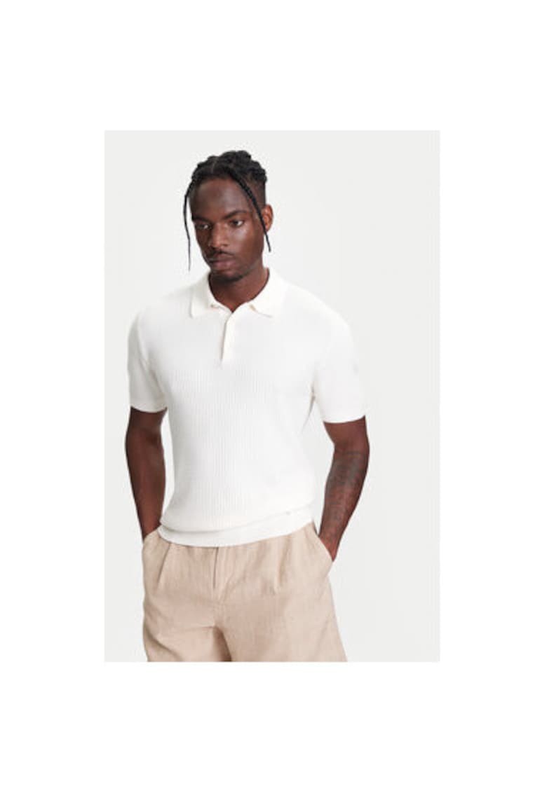 Tricou polo barbati 1198U301H - Bumbac - Bej