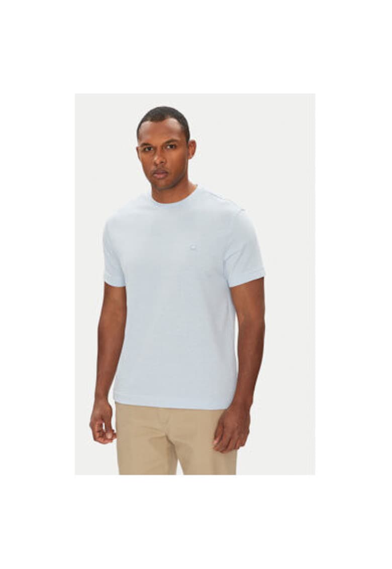 Tricou barbati  3M4WU1088 - Bumbac - Albastru