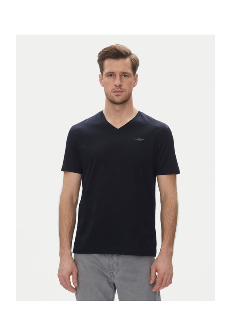 Tricou barbati 251TS2418J683 - Bumbac - Bleumarin - Bleumarin