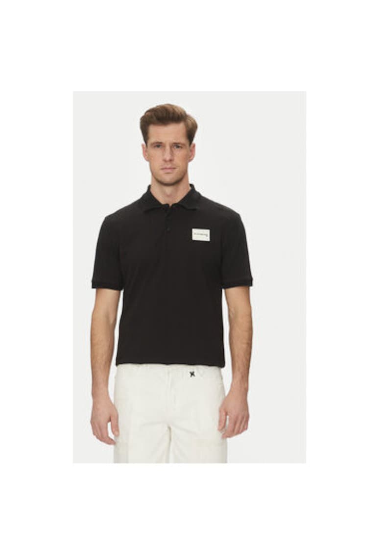 Tricou polo barbati UMP25170PO - Bumbac - Negru - Negru