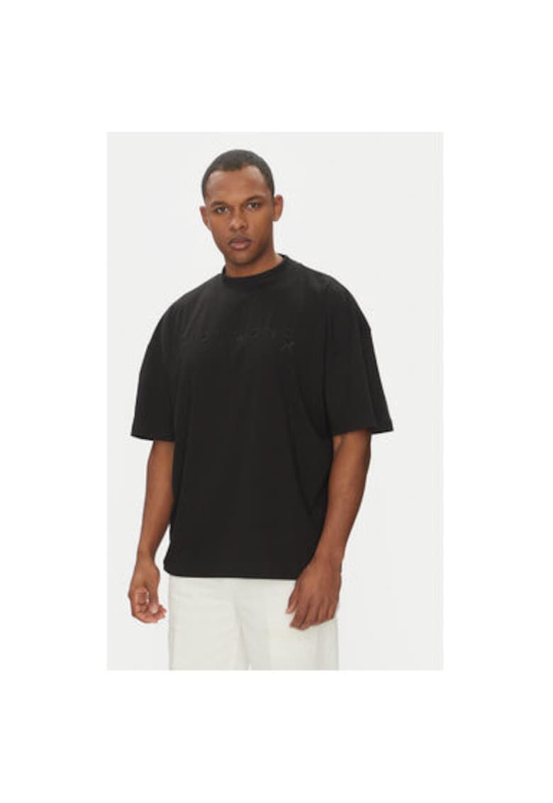 Tricou barbati UMP25155TS - Bumbac - Negru - Negru