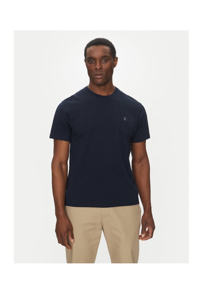 Tricou barbati DT1194M-BESY20 - Bumbac organic - Bleumarin - Bleumarin