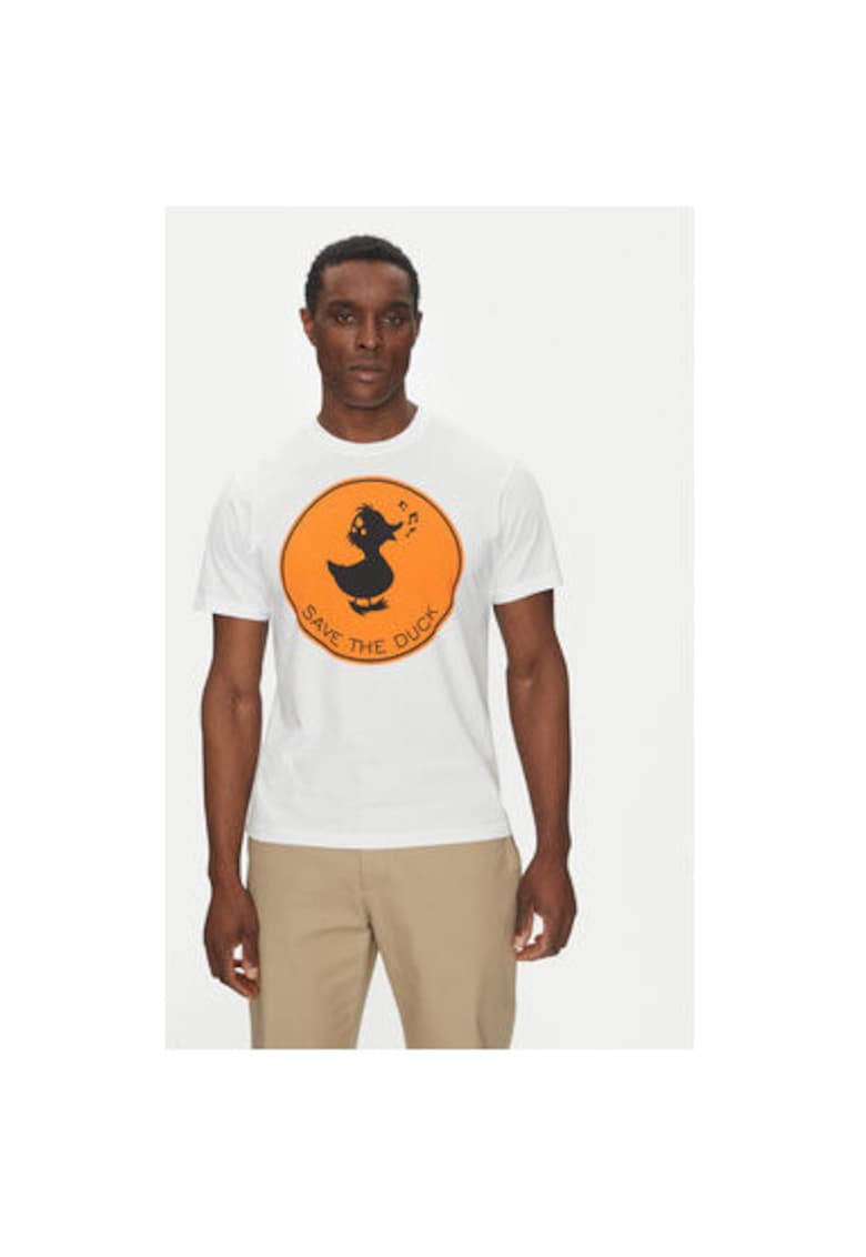 Tricou barbati DT0825M-BESY20 - Bumbac organic - Alb - Alb