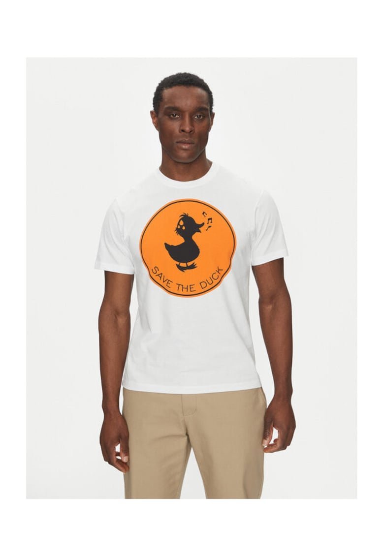 Tricou barbati DT0825M-BESY20 - Bumbac organic - Alb - Alb