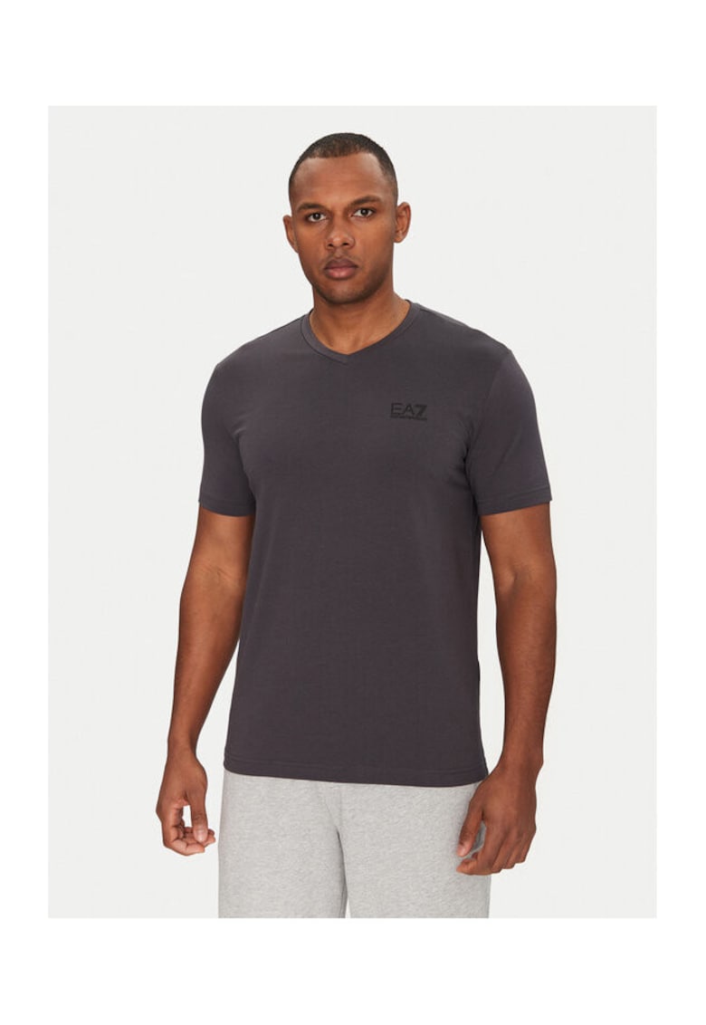 Tricou barbati Emporio Armani - 8NPT27 PJVQZ - Bumbac - 46794 - Gri
