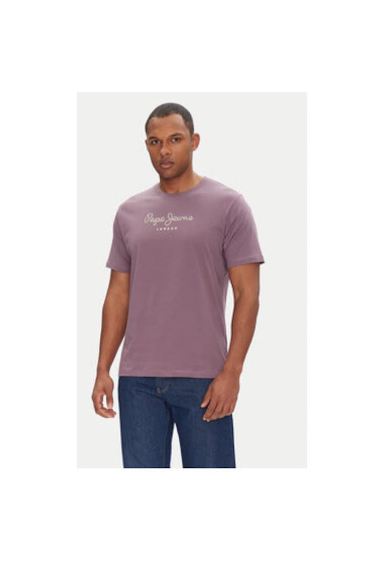 Tricou barbati PM508208 - Bumbac - Mov - Mov
