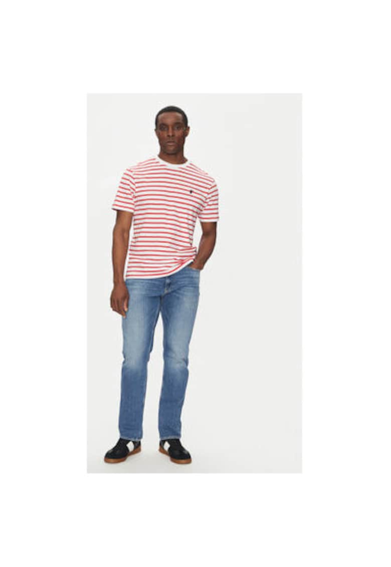 Tricou barbati DT1743M-BESY20 - Bumbac organic - Rosu - Rosu