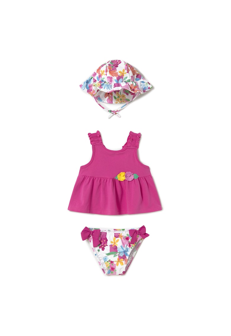 Costum de baie fete 1641 72 - Poliester - Roz - Roz