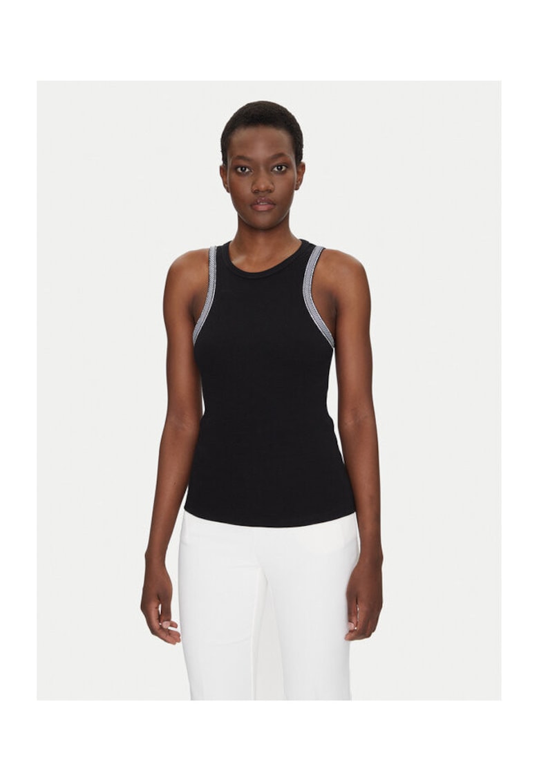 Top dama FS25ST2009J401R9 - Bumbac - Negru - Negru