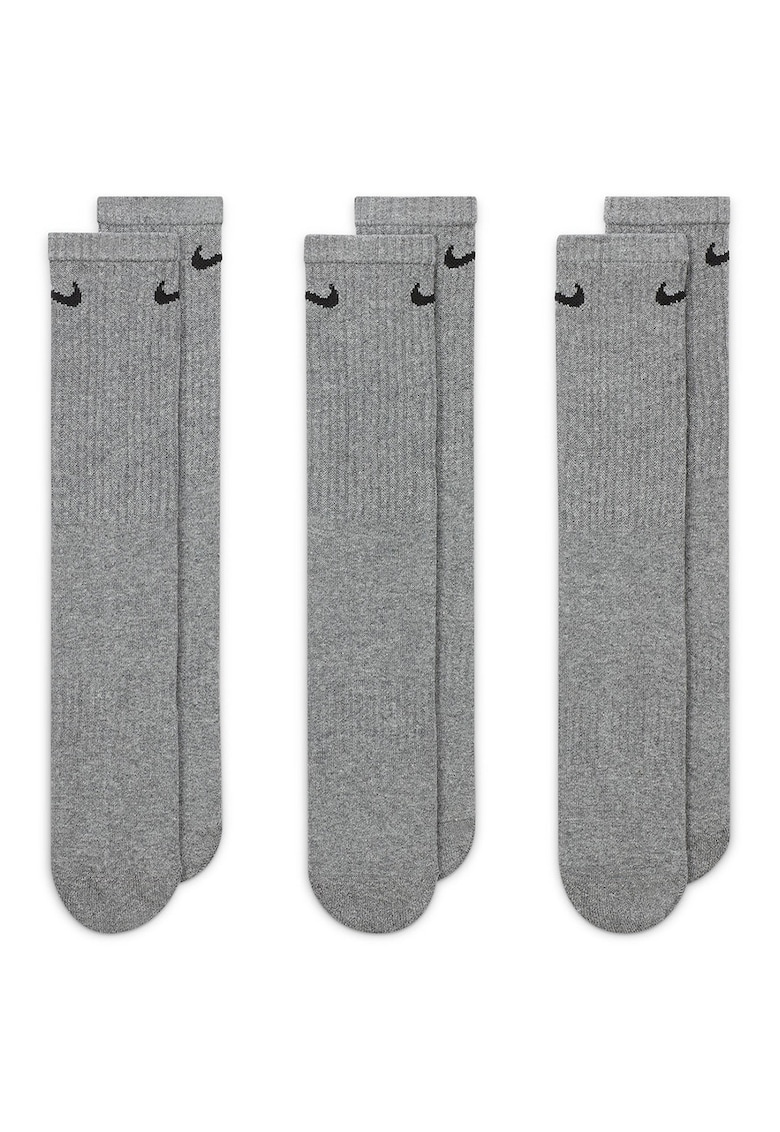 Set de sosete unisex cu tehnologie Dri-Fit pentru antrenament Everyday Cushion - 3 perechi