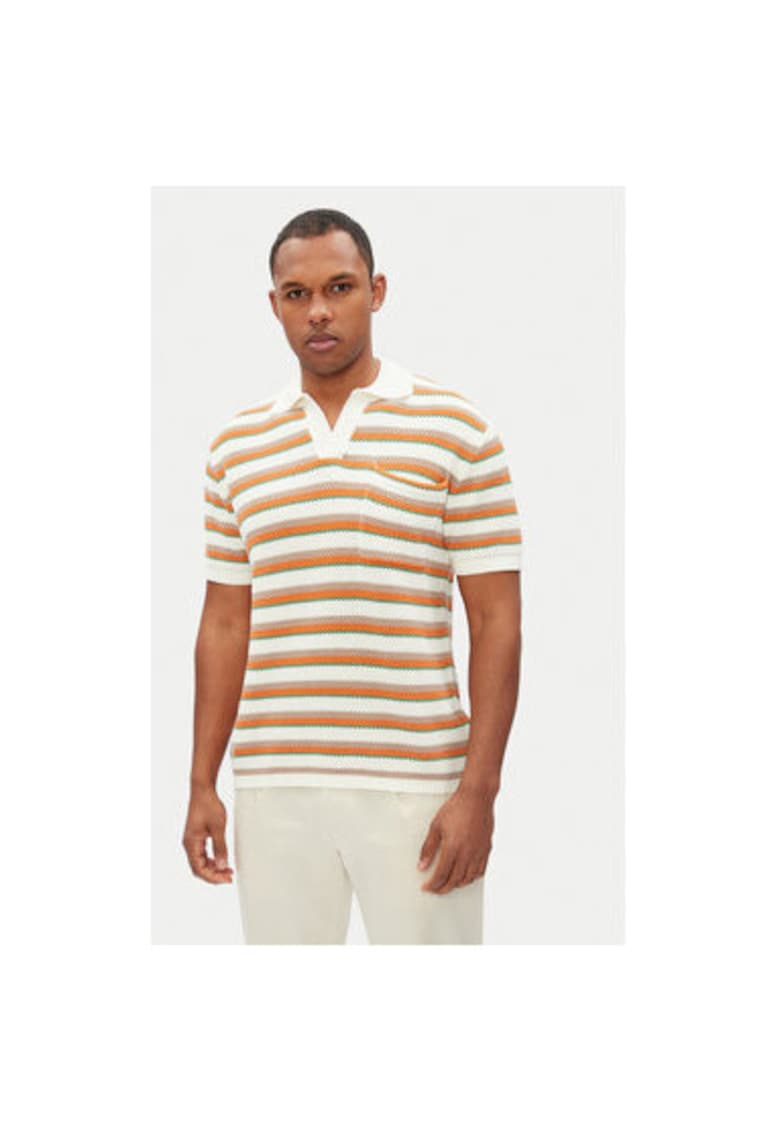 Tricou polo barbati PM702510 - Bumbac - Bej