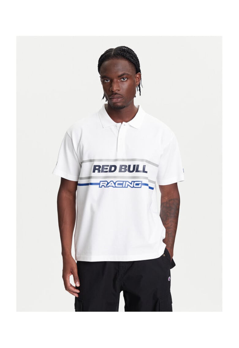 Tricou polo barbati RM540017 - Bumbac - Alb - Alb